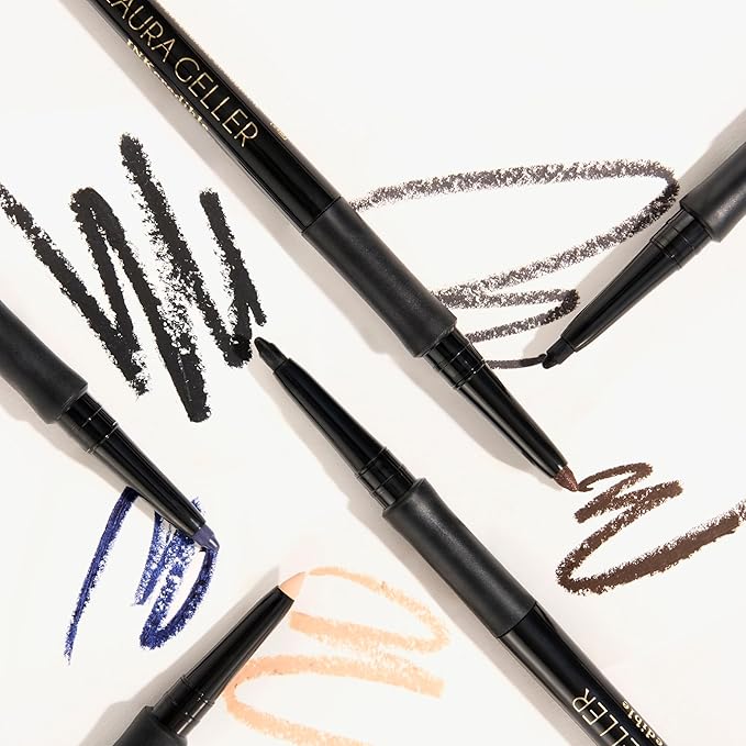 LAURA GELLER NEW YORK INKcredible Gel Eyeliner - Olive My Love - Waterproof Smudge-proof Eyeliner Pencil - Built in Sharpener