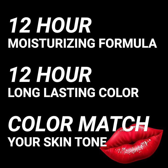 MOODmatcher LIVAURA Original Color Changing Lipstick – 12 Hours Long-Lasting, Moisturizing, Smudge-Proof, Glamorous Personalized Color, Premium Quality – Made in USA (Purple)