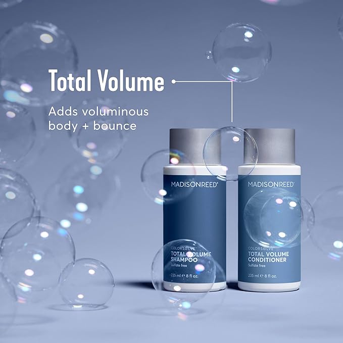 Madison Reed ColorSolve Total Volume Shampoo, Volumizing Shampoo, Add Body To Fine And Medium Hair, Sulfate-Free, Protects Color From Fading - 8 Fl Oz (235 Ml)