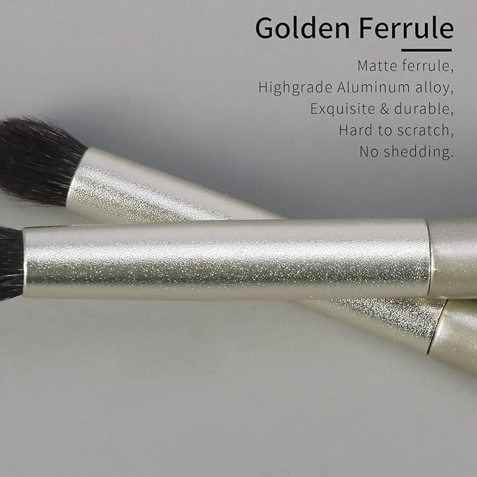 Natural Goat Hair Eye Shadow Brush, Small Blending Eyeshadow Brush, Eye Shadow Blending Brushes, Eye Blending Brush, Small Nose Contour Brush, Eyeshadow Blending Brushes, Single Makeup Brush.