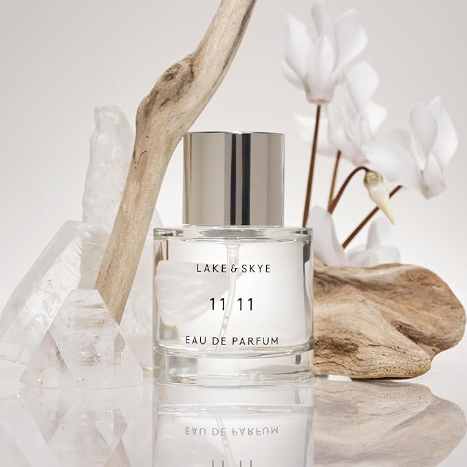 Lake & Skye 11 11 Eau de Parfum Vial Spray, 0.06 fl oz (2 ml) - Sheer & Uplifting Scent