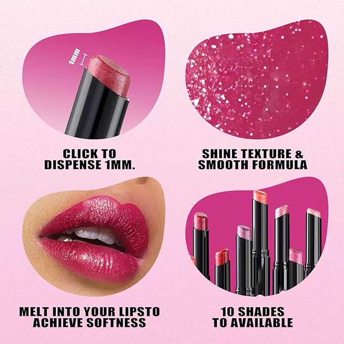 Nude Brown Lipstick For Women Matte Nude Glitter Highly Pigmented Moisturizing Lip stick Hypoallergenic Waterproof Long Lasting Lipsticks Quick Makeup Lightweight Portable # 10