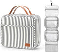 Bosidu Hanging Travel Toiletry Bag,Large Capacity Cosmetic Travel Toiletry Organizer for Women with 4 Compartments & 1 Sturdy Hook,Perfect for Travel/Daily Use/Christmas