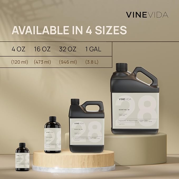 VINEVIDA [128 Oz] Spa Retreat Fragrance Oil for Cold Air Diffusers - Essential Oils for Diffuser Oil Refill & Air Freshener Room Spray