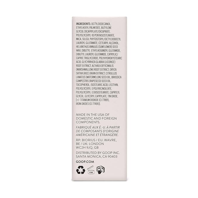 goop Beauty Glow Skin Highlighter Stick | Multi-Use Highlighter with Pearlescent Glow | Amino Acid & Micropearl Blend | Makeup and Skincare | Sunny: Cool-Toned Bronze | 0.28 oz