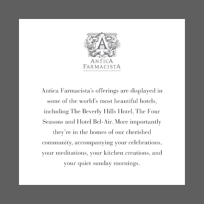 Antica Farmacista Hand & Body Wash - Luxury Nourishing Body Wash - Hydrating Hand Cleansing Wash - Bath & Body Gift - Peonia, Gardenia & Rosa, 10 fl oz