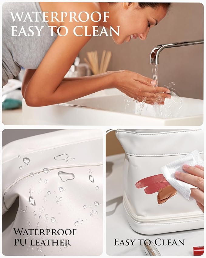 Birthday Week Gifts, Makeup Bag for Women, Bridesmaid Engagement Gift for Her Travel Toiletry Bag Make Up Bag Pouch for Purse Bridal Shower Gifts for Engagement Wedding Bridesmaids Gift