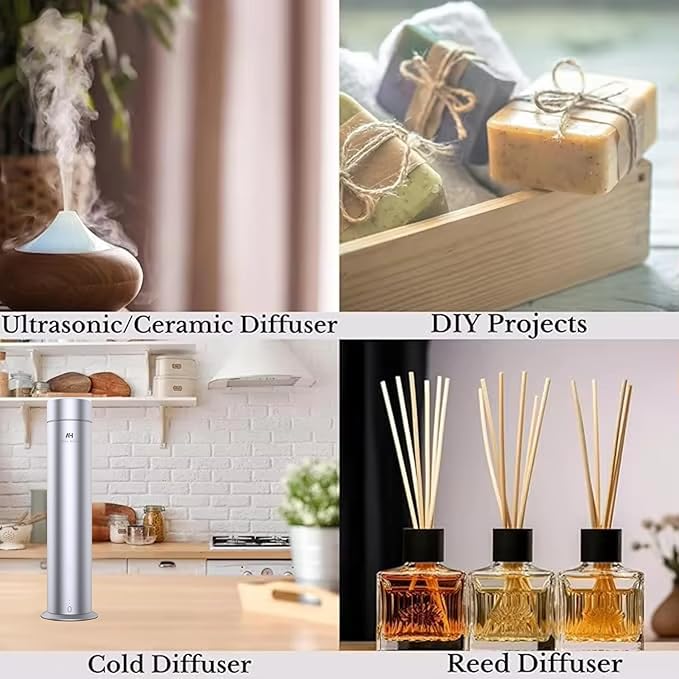 The One Hotel Scent Diffuser Oil - Aromatherapy Fragrance Inspired by 5-Star Hotels - Notes of Cardamom, Leather, Lemon with Cinnamon & Sandalwood - Inspired by Luxury Hotel The One Diffuser Scent