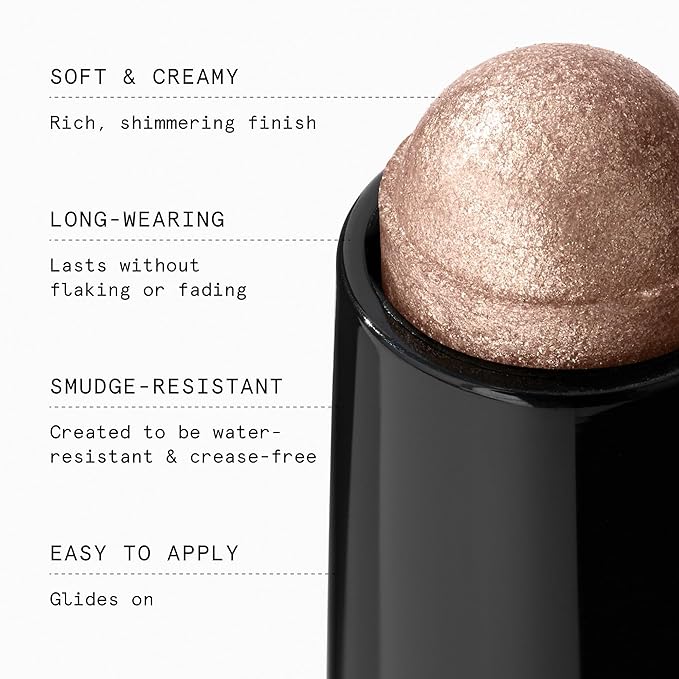 Beauty Pie Wondercolour Longwear Cream Eyeshadow Stick – Little Star | Shimmering Metallic Rose Gold, Creamy Glide-On, Long-Wear & Smudge-Resistant