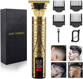 Hair Clippers for Mens Zero Gapped Cordless Hair Trimmer T-Blade Trimmer Professional Haircut & Grooming Kit Rechargeable Edgers Clippers Hair Trimmer Shaver Cutting Kit with LCD Display (Led-Tower)
