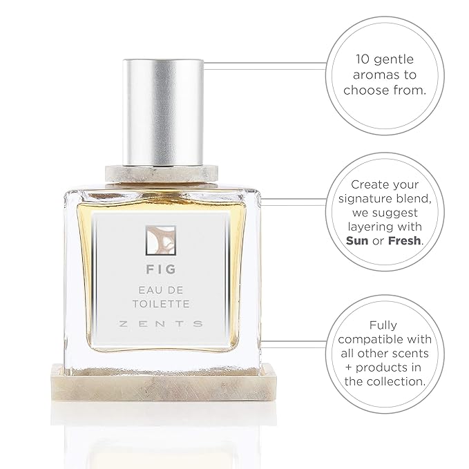 Zents Eau de Parfum (Fig) for Women & Men | Long-Lasting Clean Fragrance with Clove, Cinnamon & Vetiver | Spicy & Warm Scent | 1.69 oz