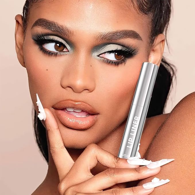 Peel Off Lip Stain Natural Lip Color - Waterproof Lip Liner Stain for Women All Skin Types, Lip Liner Long Lasting Transfer Proof & Smudge-Proof Moisturizing Easy to Use (Nude)