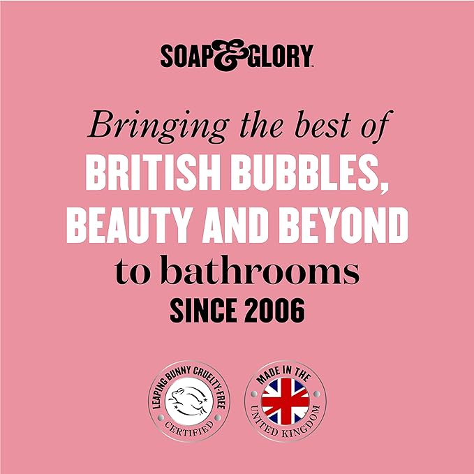 Soap & Glory Vitamin C Brightening Facial Cleanser - 3 in 1 Foaming Face Wash, Makeup Remover & Facial Exfoliant - Deeply Cleanses, Purifies & Hydrates for Radiant, Smooth Skin (11.8 fl oz)