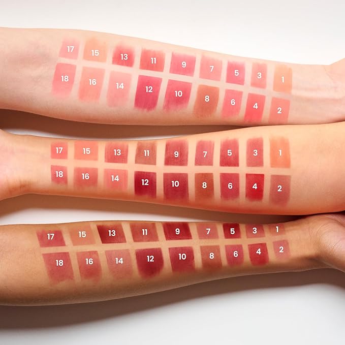 COLORGRAM NUDE BLUR TINT 18 AMAZING BERRY | Soft Velvet Matte Liquid Lipstick & Cheek Tint | Lightweight Blurring Tint for a Smooth & Airbrushed Finish | Long-Lasting & Non-Sticky Formula