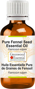 Greenwood Essential Pure Fennel Seed Essential Oil (Foeniculum vulgare) Steam Distilled 10ml (0.33 oz)