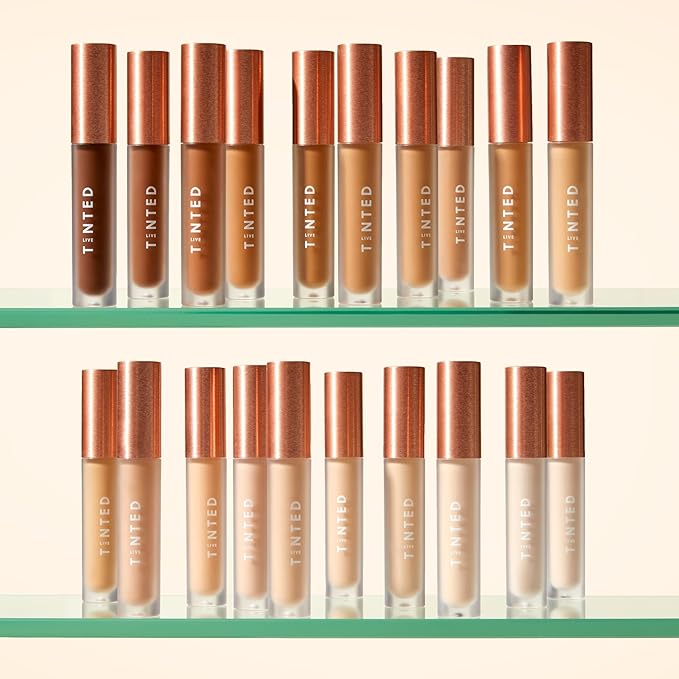 Live Tinted Hueskin Serum Concealer - Medium-to-Full Coverage Concealer with Niacinamide, & Hyaluronic Acid for Dark Circles, Fine Lines & Wrinkles, Buildable Long-Lasting Formula, 0.35 oz Shade 19.25