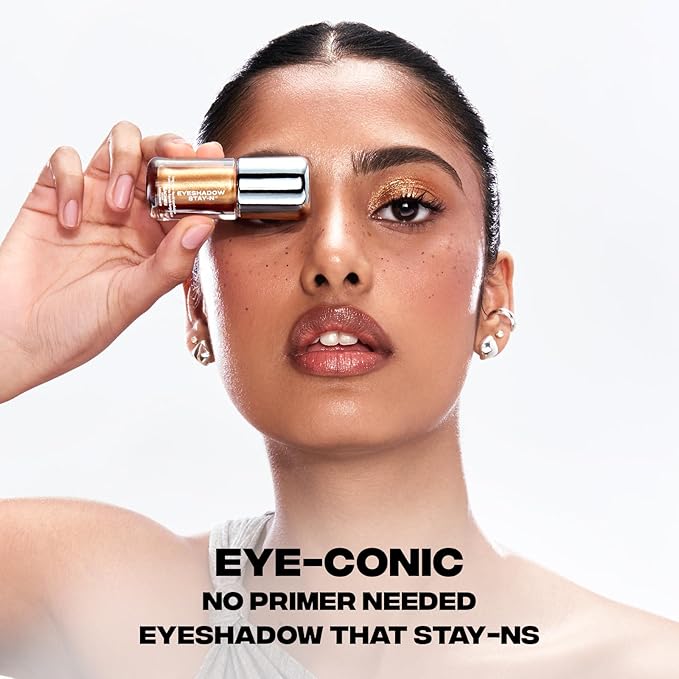 Sacheu Liquid Eyeshadow STAY-N Longwear Eye Makeup — Buildable Highly Pigmented & Blendable Eye Shadow Cream in Matte & Shimmer Finishes, Espress Yo Self