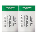 Bravo Sierra Body and Hair Mens Soap Bar, 2-Pack - All-In-One Shampoo & Soap for Face, Hair & Body - Sandalwood & Fig, 7 oz - Coconut, Shea Butter & Oat Flour for Soft Skin & Healthy Hair
