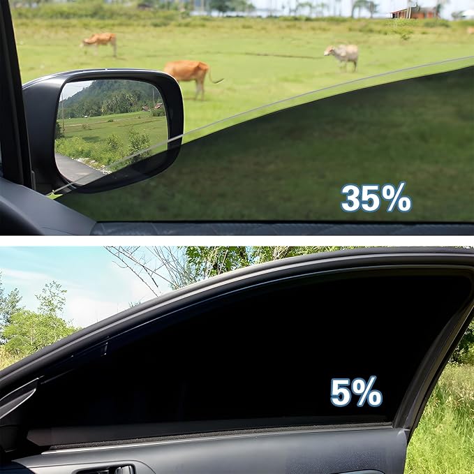TOYOCO Window Tint Film for Cars, 70% VLT 24" in x 15'Ft Ceramic Window Tinted, Blocks 99% UV & IR Rays, Heat Resistant Anti Glare Film for Windshield, Scratch Resistant Sun Shade Auto Tint Roll