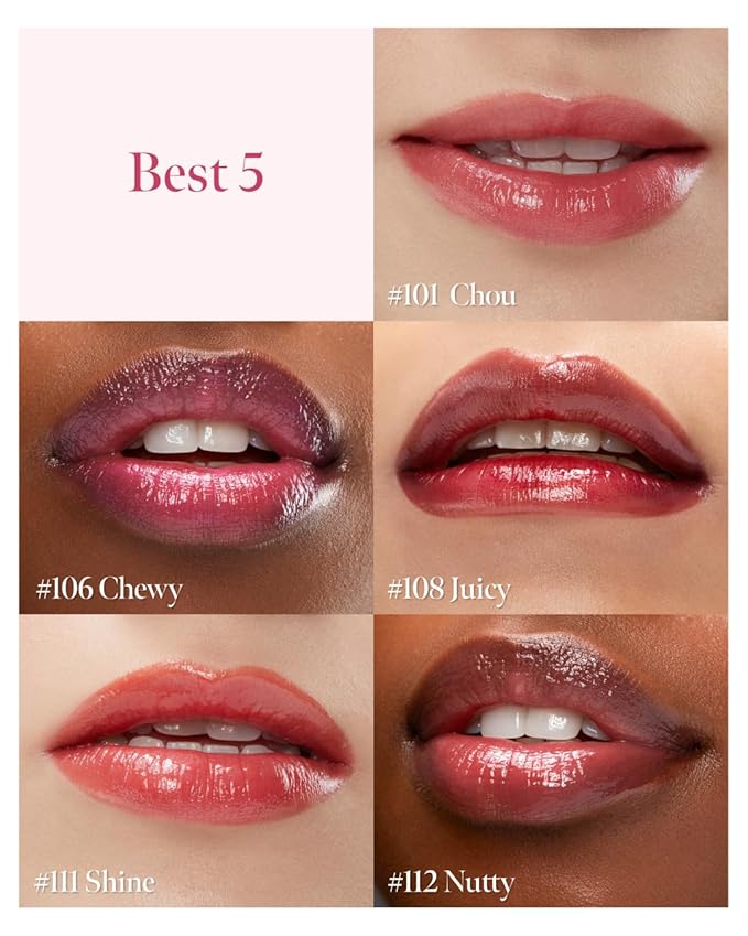 CORLAHAZE Glow Lock Jelly Tint 105 Harmony 4g, Hydrating Jelly Glow Lip Stain, High-Shine, Long-Lasting Color Moisturizing Lip Enhancer with Rosehip Oil, Collectible Lock-Shaped Design, Korean Makeup
