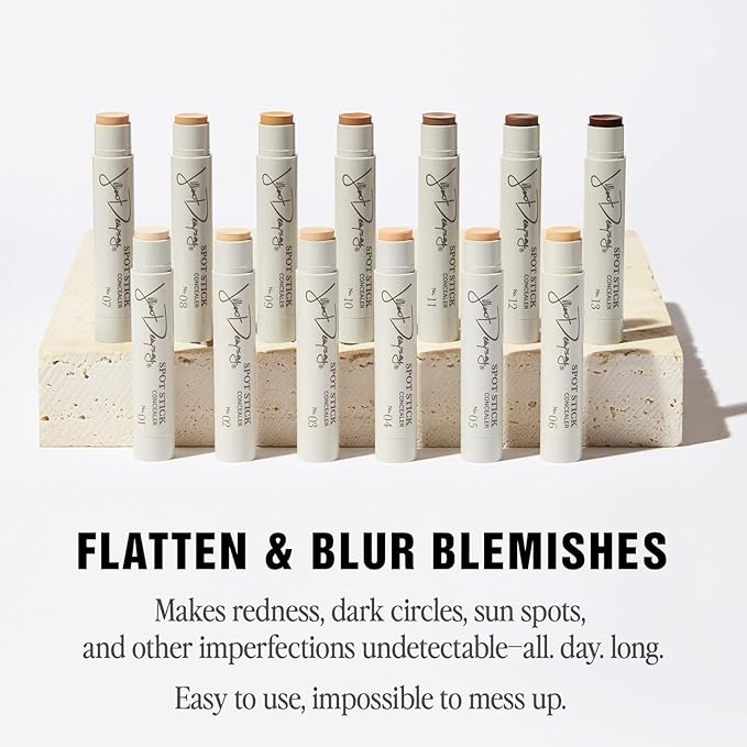 Jillian Dempsey Spot Stick Concealer | Easy Blending Matte Concealer for Blemishes & Uneven Skin Tones | Shade No. 12: Deep with Cool Undertones