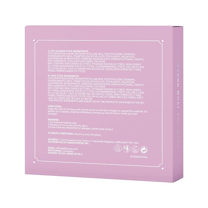 6PCS Eyeshadow Stick Makeup Sets, Waterproof Champagne Shadow Stick,Metallic And Matte Shimmer Eye Shadow Pencil,Pink Eye Brightener Stick Pencil Crayon, B06-Pink Ocean