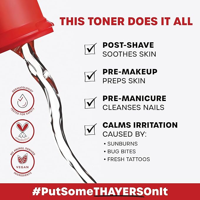 Thayers Alcohol-Free, Hydrating Cucumber Witch Hazel Facial Toner with Aloe Vera Formula, 8.5 Oz (Pack of 2)