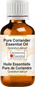 Greenwood Essential Pure Coriander Essential Oil (Coriandrum sativum) 50ml (1.69 oz)