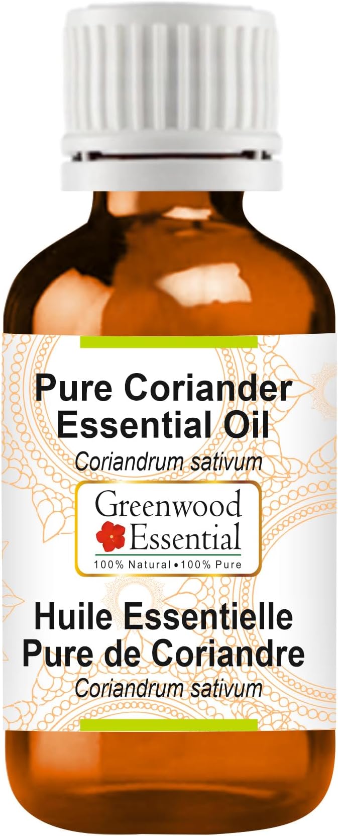 Greenwood Essential Pure Coriander Essential Oil (Coriandrum sativum) 50ml (1.69 oz)