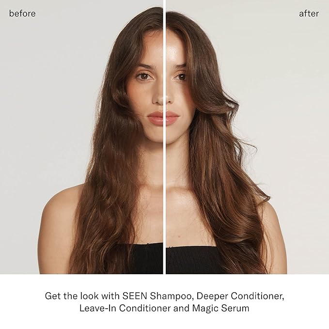 SEEN Deeper Conditioner - Scented - Non-Comedogenic & Sulfate-Free Hair Conditioner- Dermatologist-Developed - Safe for Sensitive & Acne Prone Skin