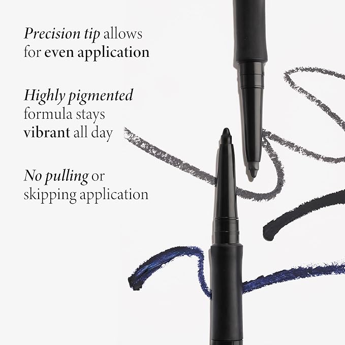 LAURA GELLER NEW YORK INKcredible Gel Eyeliner - Deep Purple - Waterproof Smudge-proof Eyeliner Pencil - Built in Sharpener