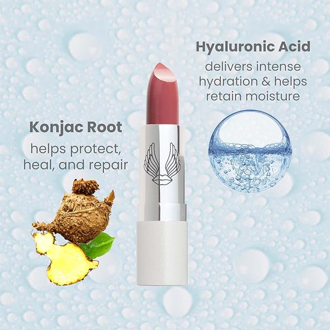 True + Luscious Super Moisture Lipstick – Clean, Vegan and Cruelty Free – Lasting Hydration for Dry Lips with a Satin Finish – Vintage Rose