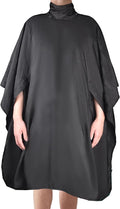 Salon Professional Barber Cape with Multi position Snap Closure Hair Cutting Kits Thin Hairdressing Capes for Unisex 47” * 56”