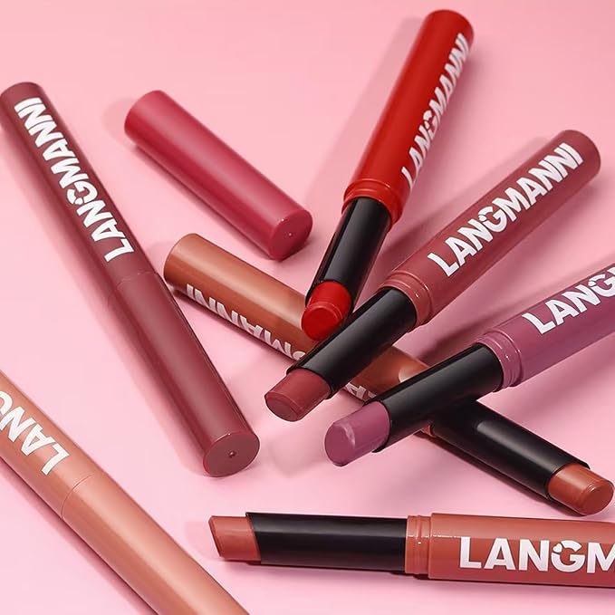 Matte Lipstick For Women Girls 24Hr Wear Waterproof Long Lasting Hypoallergenic Lipsticks - Lightweight Non-Drying, Fade-Resistant Formula 12 Trendy Colors for Daily Use Vegan & Cruelty-Free 11