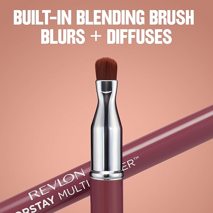 Revlon ColorStay Multi-Liner, Creamy Formula, Multiuse For Lips, Eyes & Face, Stocking Stuffer for Women, 003 Less Traced