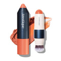 trestique Blush Stick, Vegan Blush Stick With Built-In Brush, Pink Blush Makeup For Women, Rose Makeup, 2-In-1 Creamy