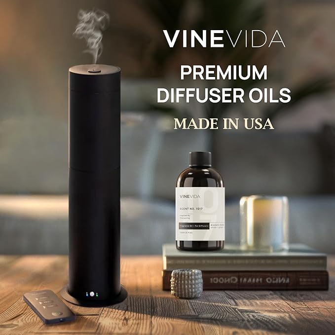 VINEVIDA [32 Fl Oz] Cuban Tobacco Fragrance Oil for Cold Air Diffusers, Essential Oils for Diffuser Oil Refill & Air Freshener Room Spray