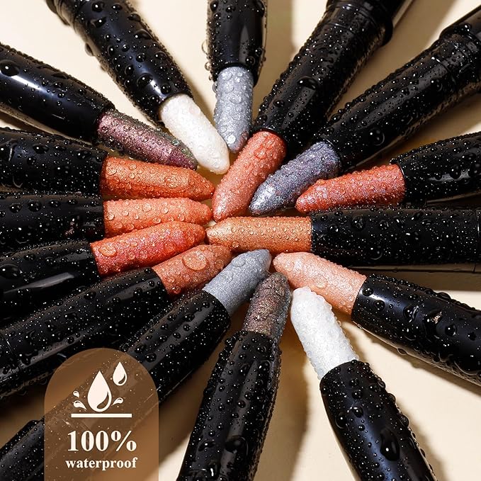 Longwear Cream Eye Shadow Sticks(69 Glory Lily Matte),Smudge-Proof, Waterproof Eyeshadow,Silky Formula Glitter With Makeup Brush,Red Eyeshadow Stick