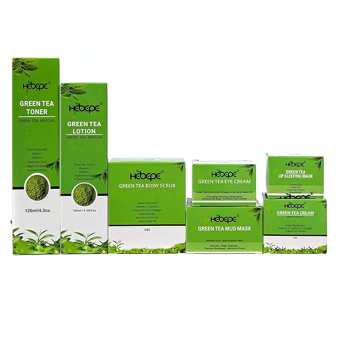 Green Tea Face Mist with Cucumber 4 oz, Matcha Facial Toner Spray Hyaluronic Acid for All Skin, Hydrating Soothing Reduces Redness Cooling After-Sun for Women Men, Alcohol-Free