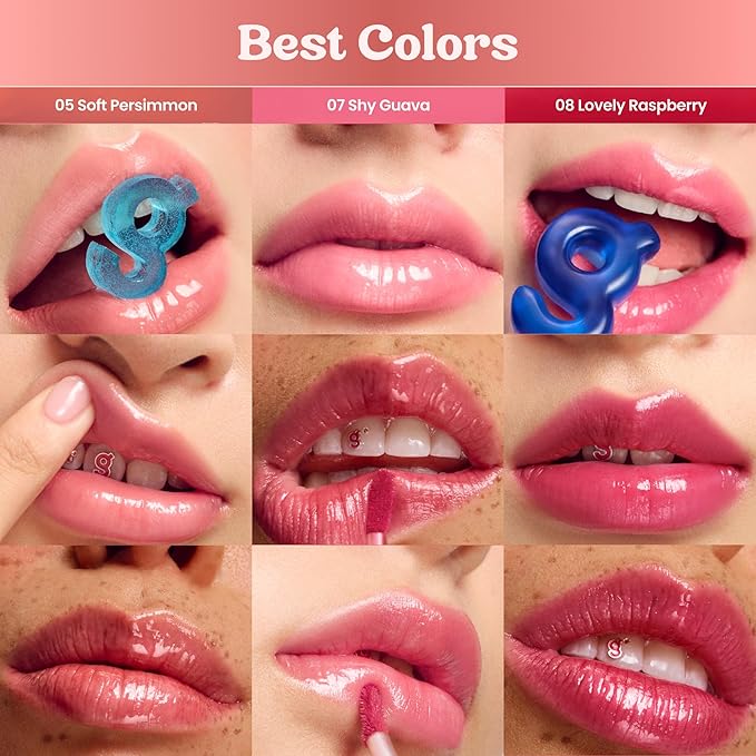 COLORGRAM FRUITY GLASS TINT 12 BUTTERCUP PINK Lightweight Non-Sticky Lip Tint | Korean Beauty Lip Gloss for Daily Wear