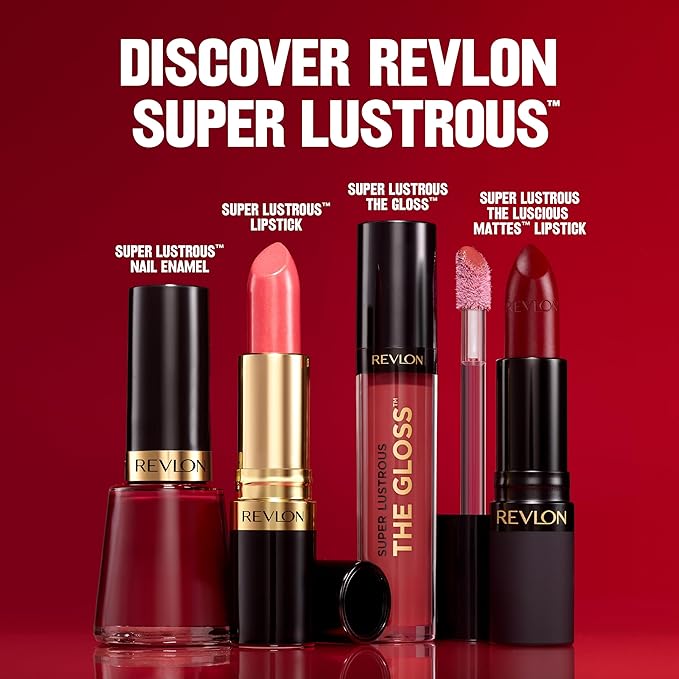 REVLON Super Lustrous Lip Gloss, Non-Sticky, Hydrating, High Shine Finish, 306 Taupe Luster, 0.13 oz (Pack of 2)