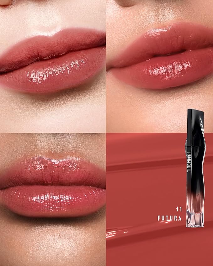 STELLAR DUST LIP STAIN-Long Lasting, Waterproof and Transferproof Lip Tint, Glossy Finish Lip Gloss, Lightweight Lipstick, High Coverage, Stocking Stuffers For Teen Girls (11 FUTURA)
