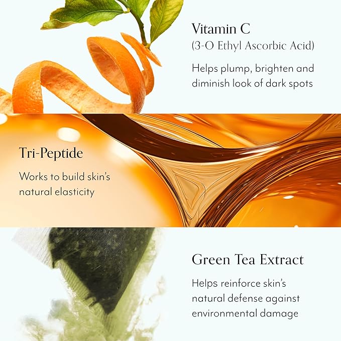 Bliss Vitamin C + Tri-Peptide Brightening Moisturizer | Squalane & Hydration Boosters | Anti-Aging Face Cream for Collagen and Elasticity | Clean Vegan & Cruelty Free 1.7 fl oz