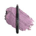 Cream Waterproof Hypoallergenic Eyeshadow Stick, long wear Metallic Glitter Matte Eye Shadow Pencil With Makeup Brush, Eye Brightener, 49 Azalea Metallic