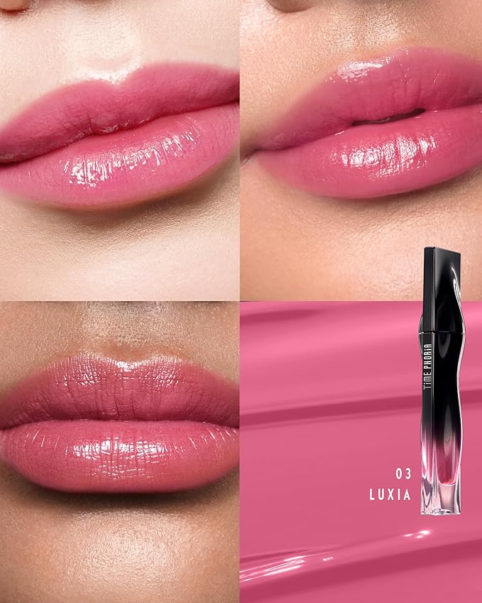 STELLAR DUST LIP STAIN-Long Lasting, Waterproof and Transferproof Lip Tint, Glossy Finish Lip Gloss, Lightweight Lipstick, High Coverage, Stocking Stuffers For Teen Girls (03)