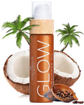 COCOSOLIS GLOW Shimmer Oil | Illuminizing Natural Dry Oil With Shiny Particles | Leaves The Skin Glowing & Enhances a Golden Tan | Gives a Luxurious Feel to Your Skin | 110ml