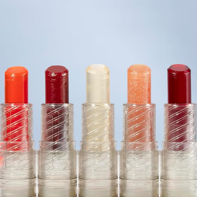 Pacifica Tiniter Lip Balm Oil – Crimson Crush Sheer Red Tint Hydrating Lip Balm Oil with Vitamin E, Moisturizing Glossy Shine, Vegan & Cruelty-Free