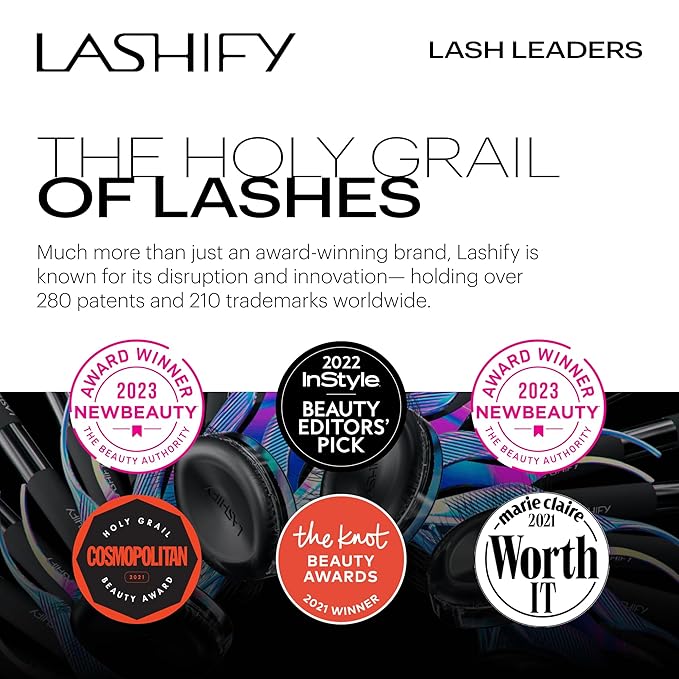 Lashify Curl 12mm Gossamer Eyelash Extensions Refill in Ombre Purple, Easy DIY False Lashes for a Natural Look