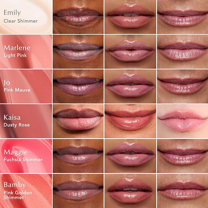 Thrive Causemetics Sheer Strength Lip Plumping Peptide Gloss, Lip Plumper with Vitamin E, Peptides, Plumps, Smooths & Hydrates Lips, High Shine, Vegan & Cruelty Free, Marlene (Light Pink)