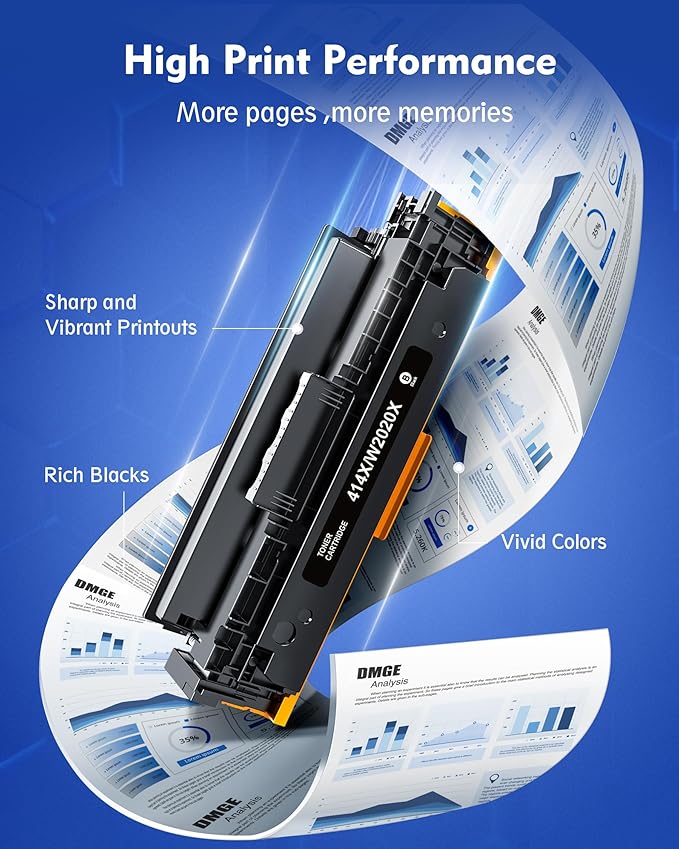 414X Toner Cartridges 4 Pack: High Yield MFP M479fdw Compatible Replacement for HP 414X 414A for HP Color Laserjet Pro MFP M479fdw Toner, M479fdn M479 M479dw M454dw M454dn M455dn M480f Printer︱W2020X